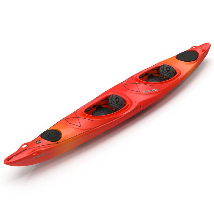 3D Kayak 2 Red