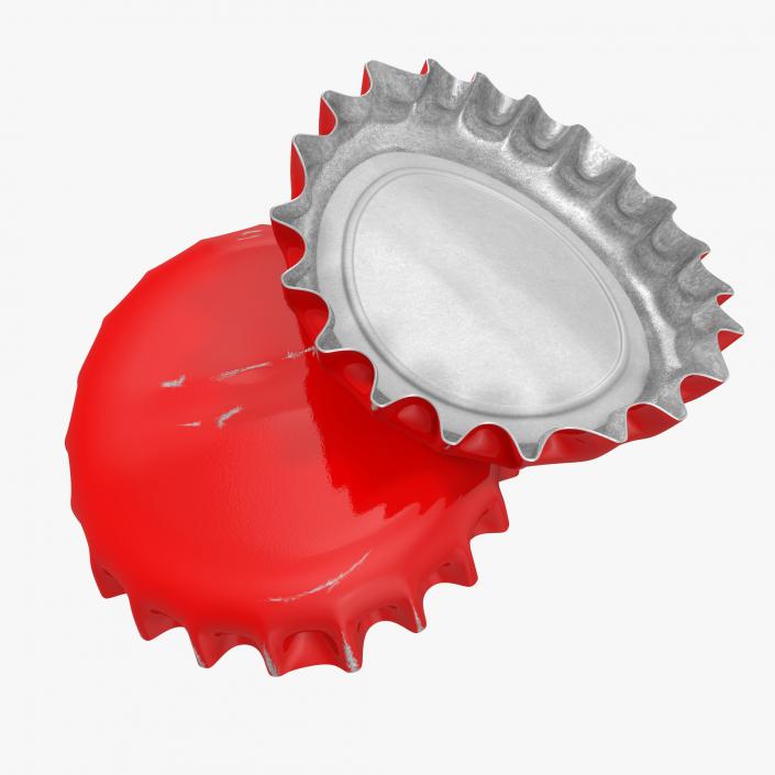 3D Old Bottle Cap 3