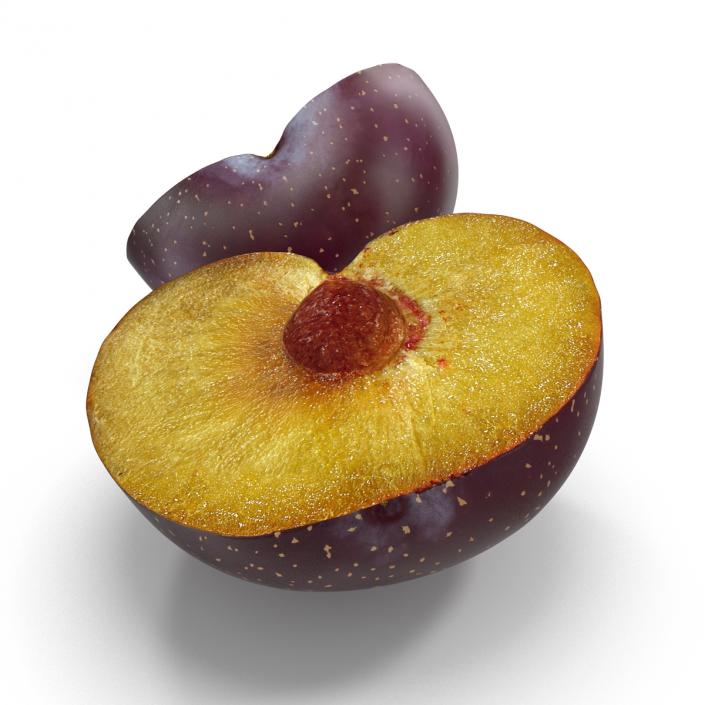 3D Plum Half 6