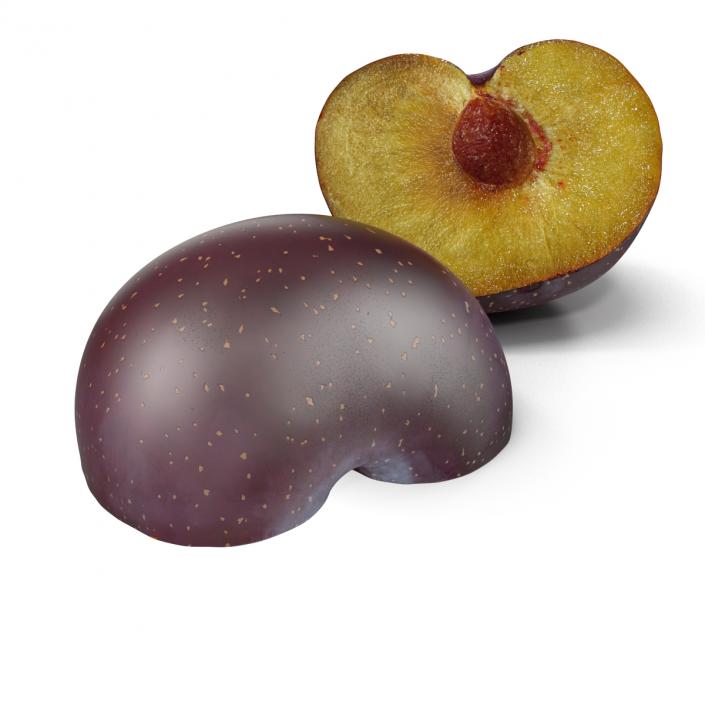 3D Plum Half 6