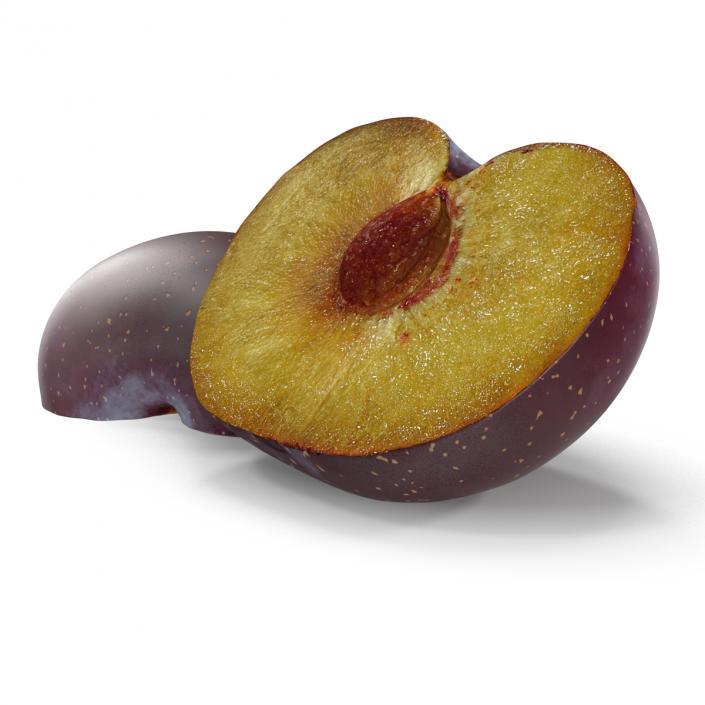 3D Plum Half 6