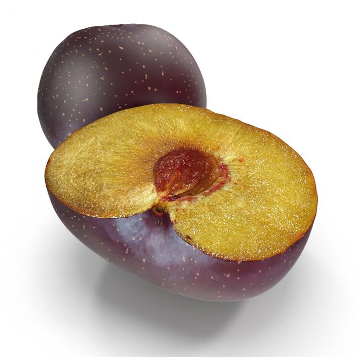 3D Plum Half 6