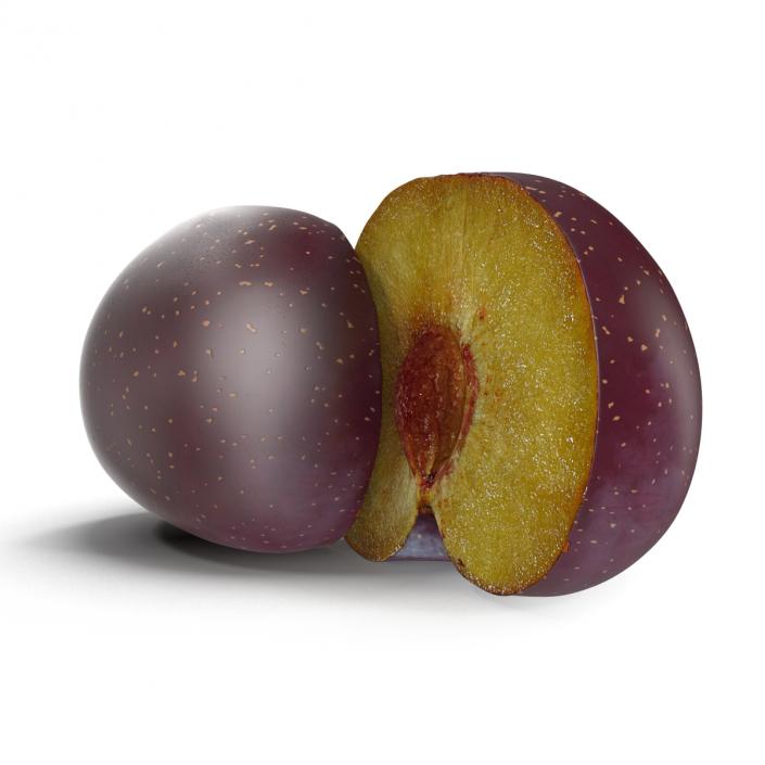 3D Plum Half 6