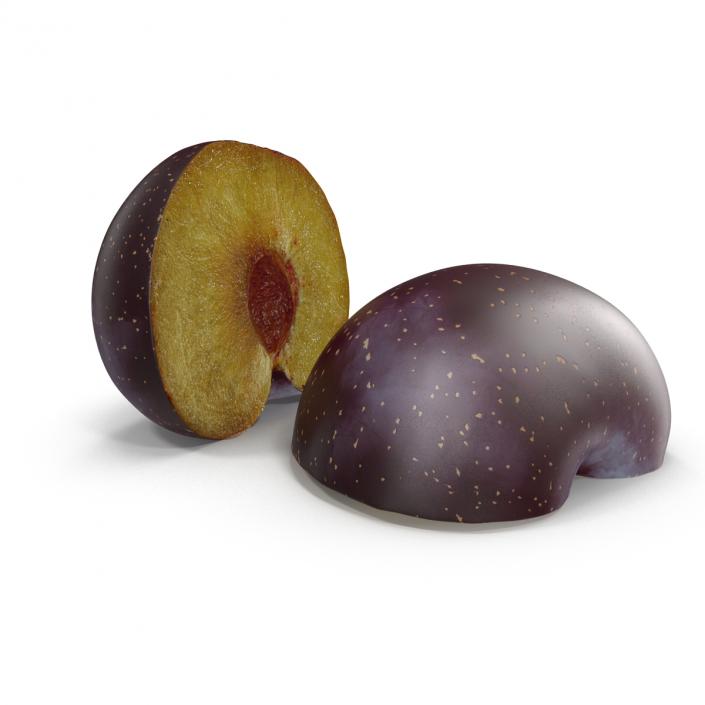 3D Plum Half 6