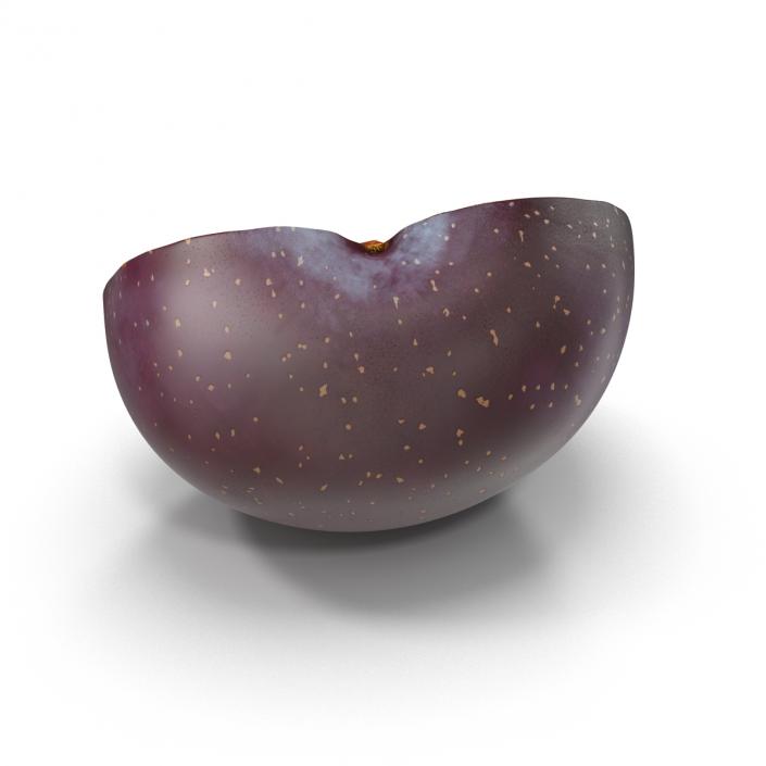 3D Plum Half 6