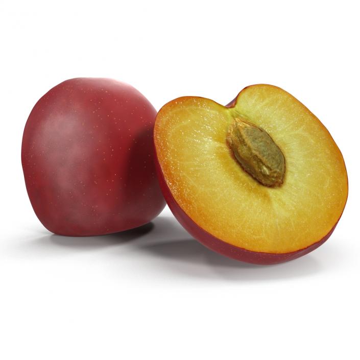 3D Plum Half 5