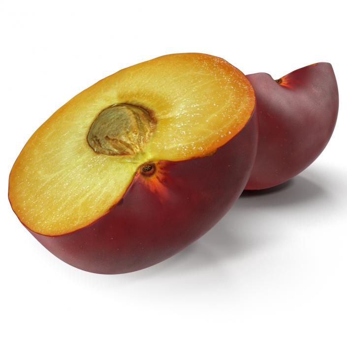 3D Plum Half 5