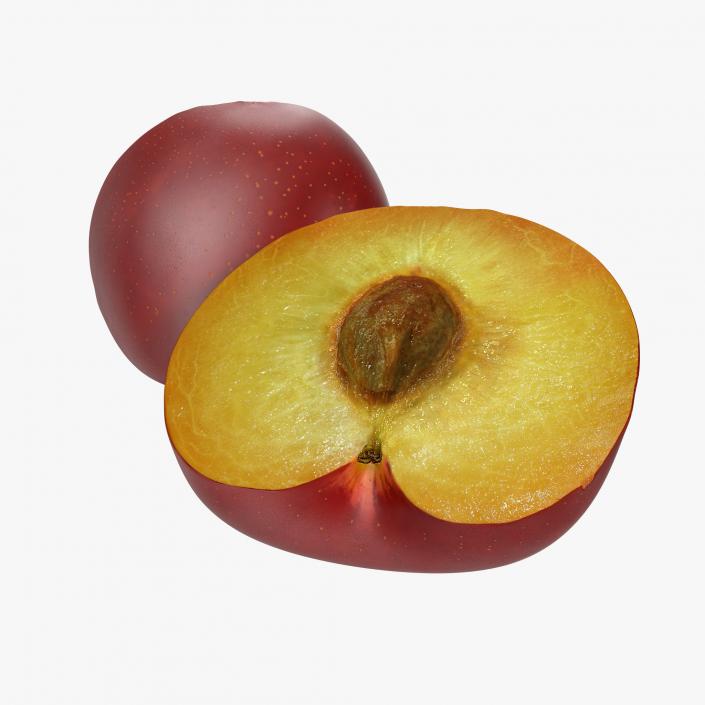 3D Plum Half 4