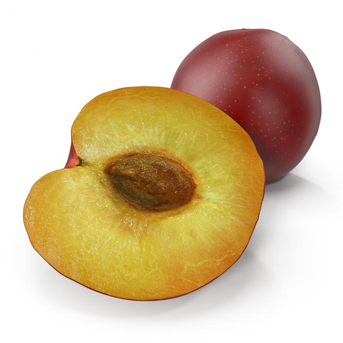 3D Plum Half 4