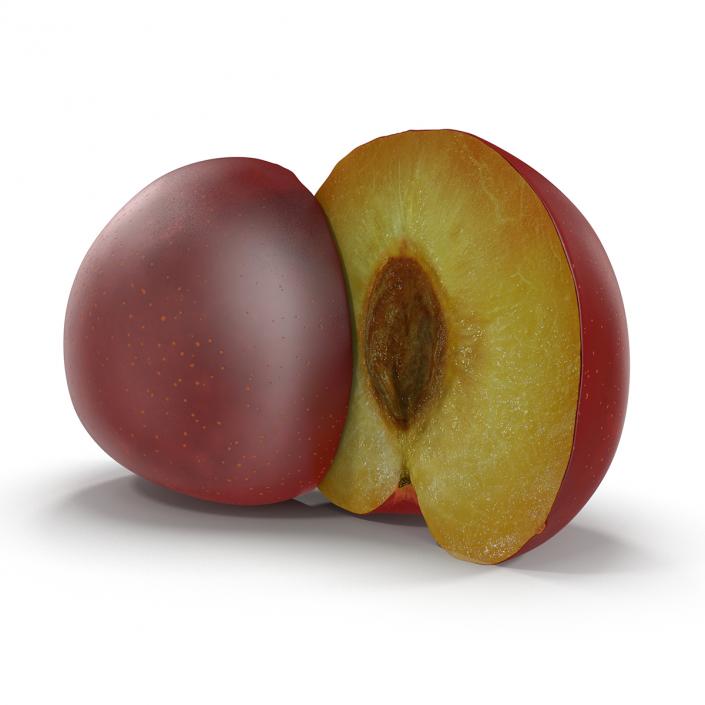 3D Plum Half 4