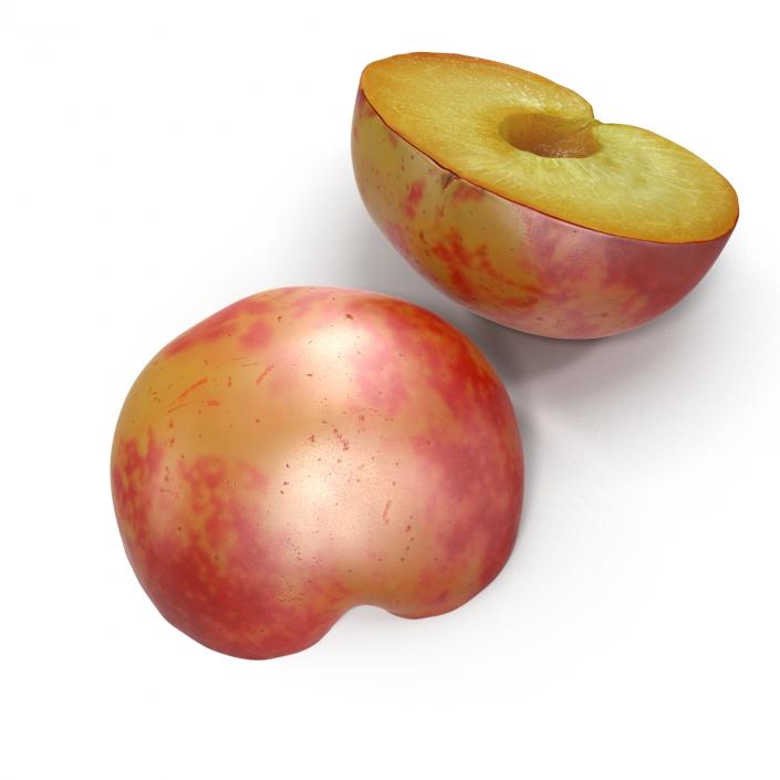 3D Plum Half 3