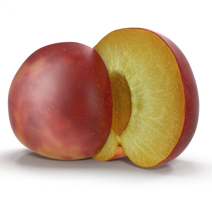 3D Plum Half 2