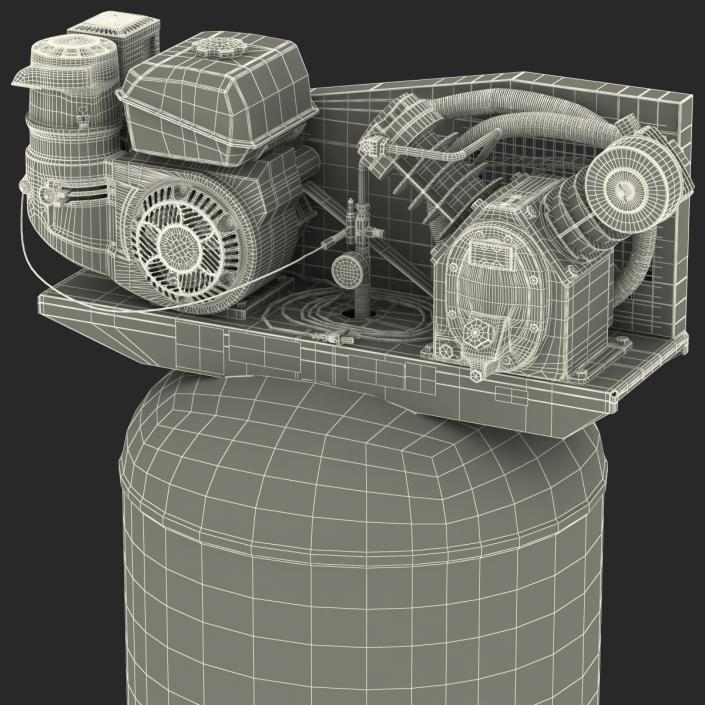 3D Vertical Air Compressor Abac model