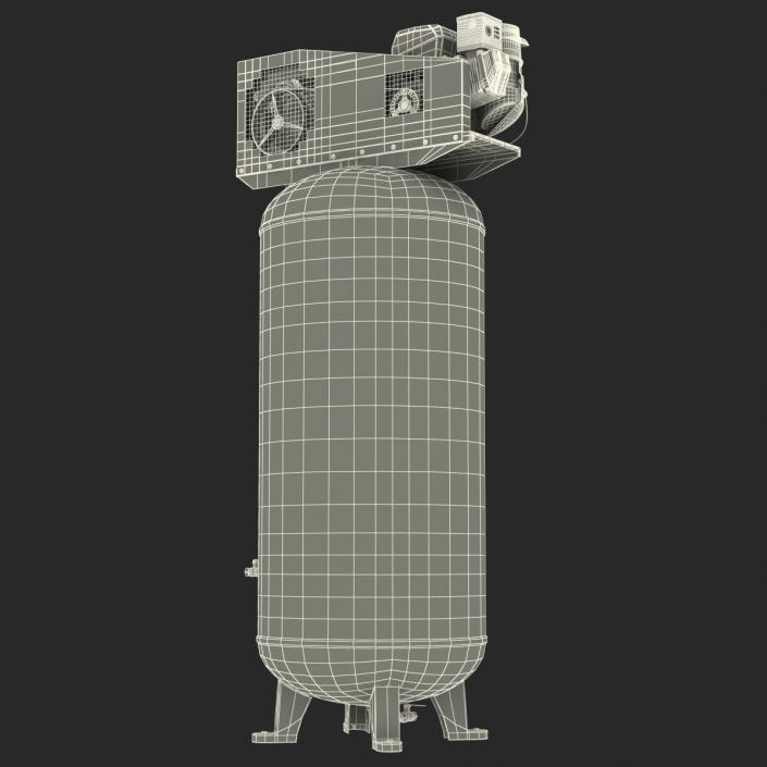 3D Vertical Air Compressor Abac model