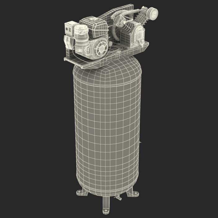 3D Vertical Air Compressor Abac model