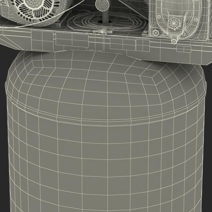 3D Vertical Air Compressor Abac model