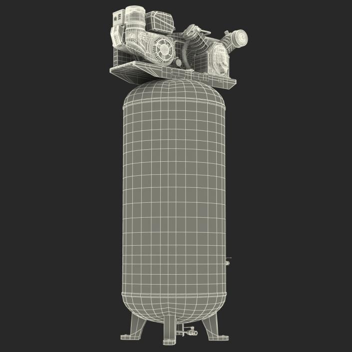 3D Vertical Air Compressor Abac model