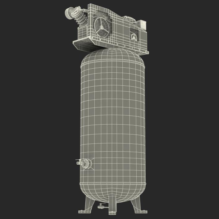 3D Vertical Air Compressor Abac model