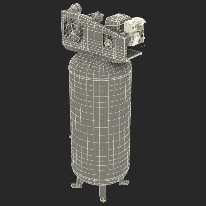 3D Vertical Air Compressor Abac model