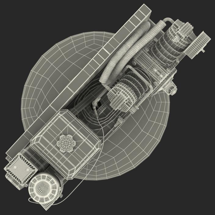 3D Vertical Air Compressor Abac model