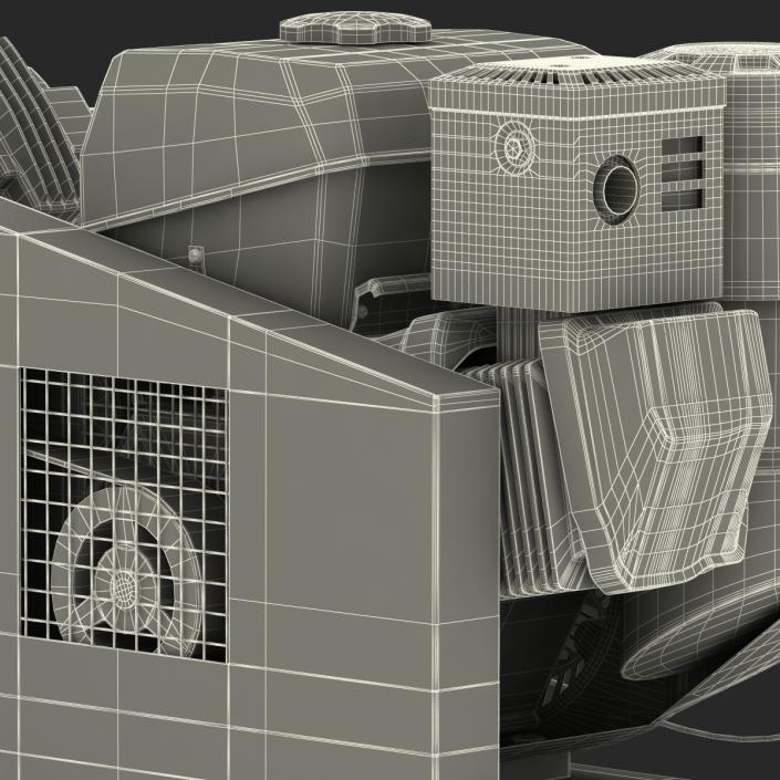 3D Vertical Air Compressor Abac model