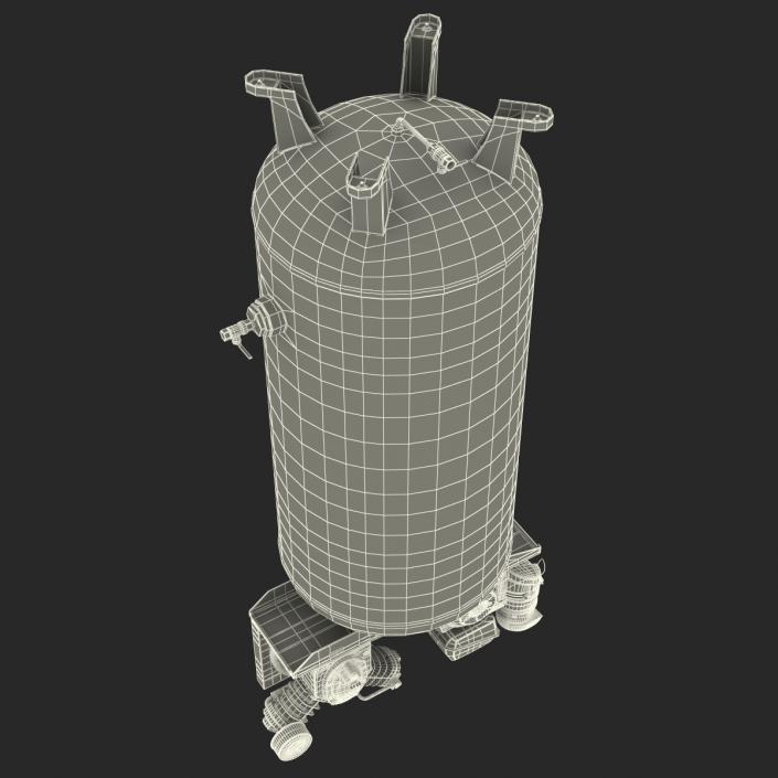 3D Vertical Air Compressor Abac model