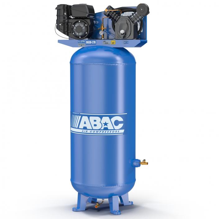 3D Vertical Air Compressor Abac model