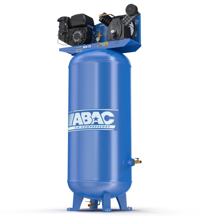 3D Vertical Air Compressor Abac model