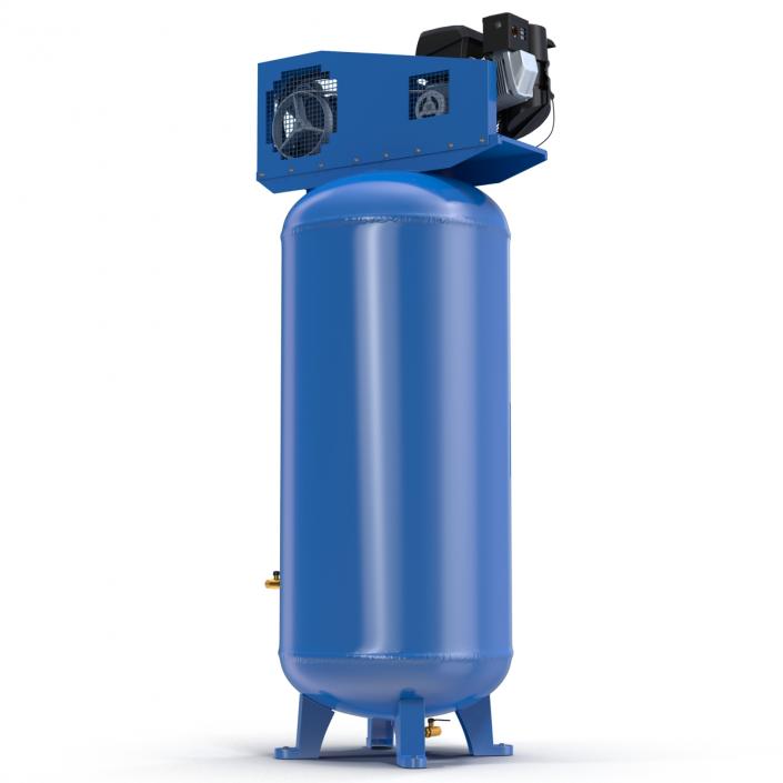 3D Vertical Air Compressor Abac model