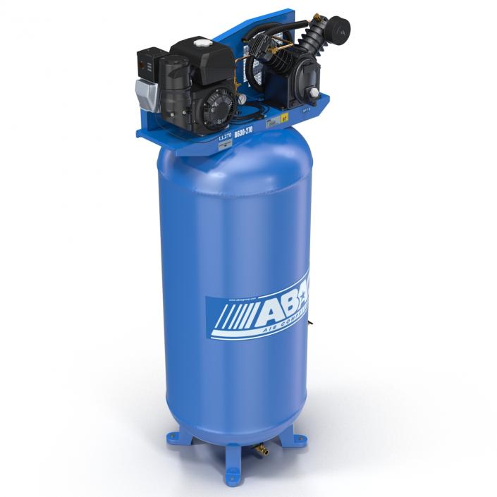 3D Vertical Air Compressor Abac model