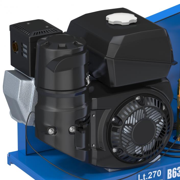 3D Vertical Air Compressor Abac model