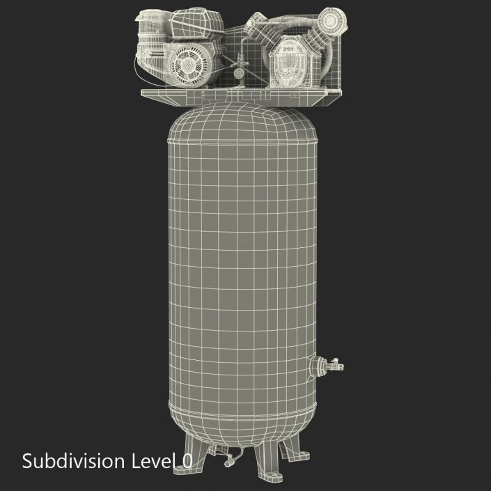 3D Vertical Air Compressor Abac model