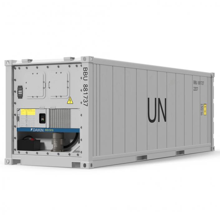 3D ISO Refrigerated Container