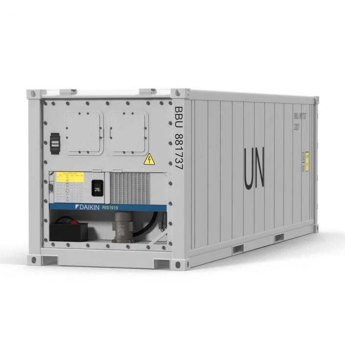 3D ISO Refrigerated Container