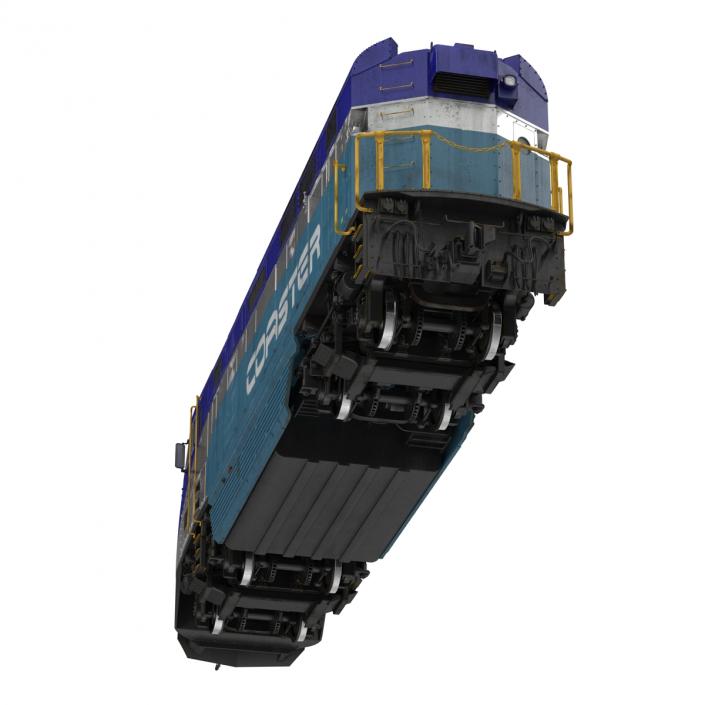 Diesel Electric Locomotive F59 PHI Coaster 3D