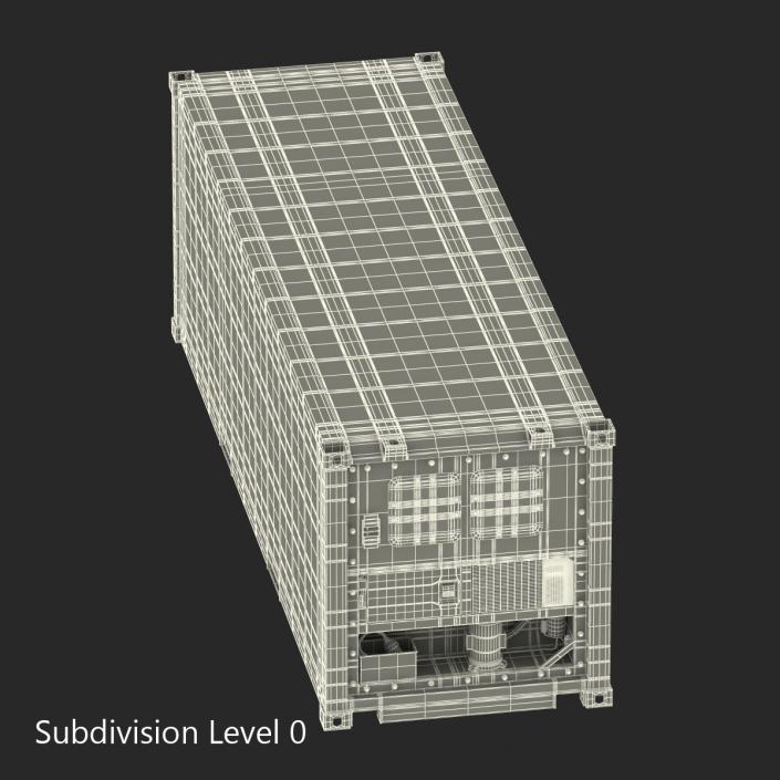 3D ISO Refrigerated Container