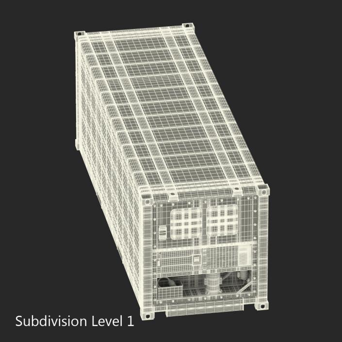 3D ISO Refrigerated Container