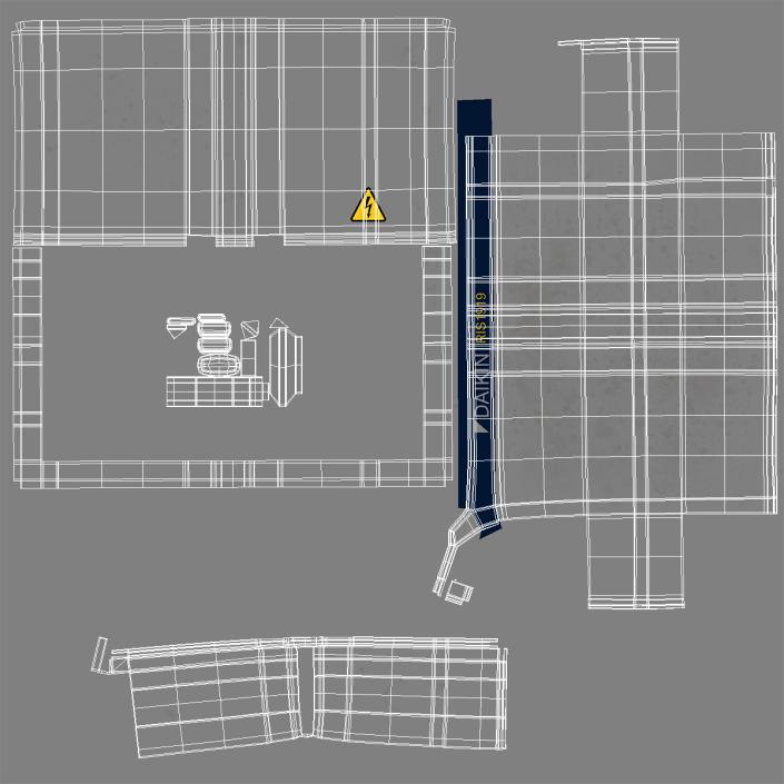 3D ISO Refrigerated Container