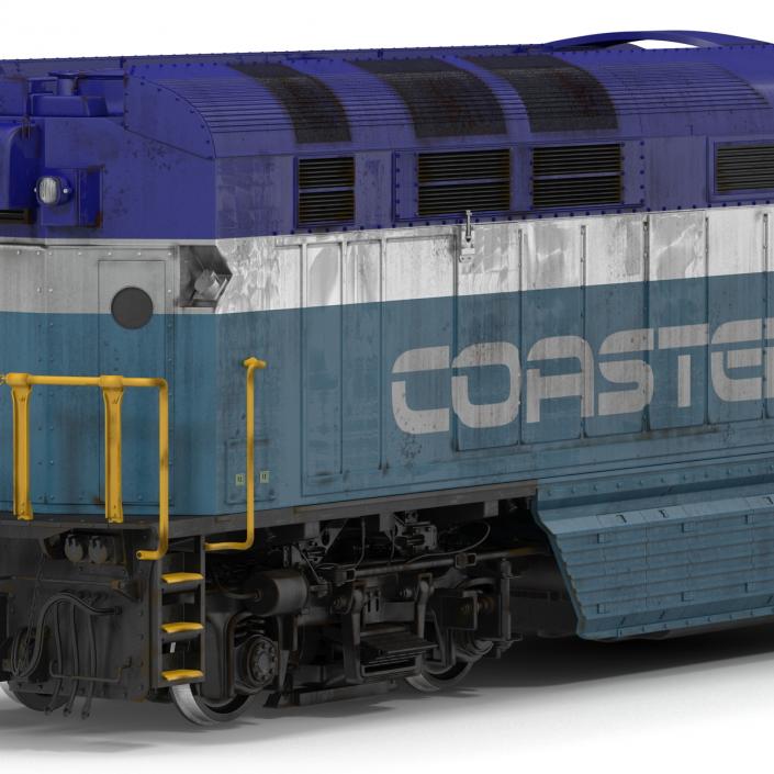 Diesel Electric Locomotive F59 PHI Coaster 3D