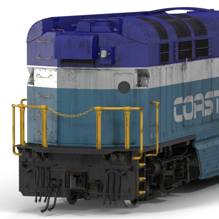 Diesel Electric Locomotive F59 PHI Coaster 3D