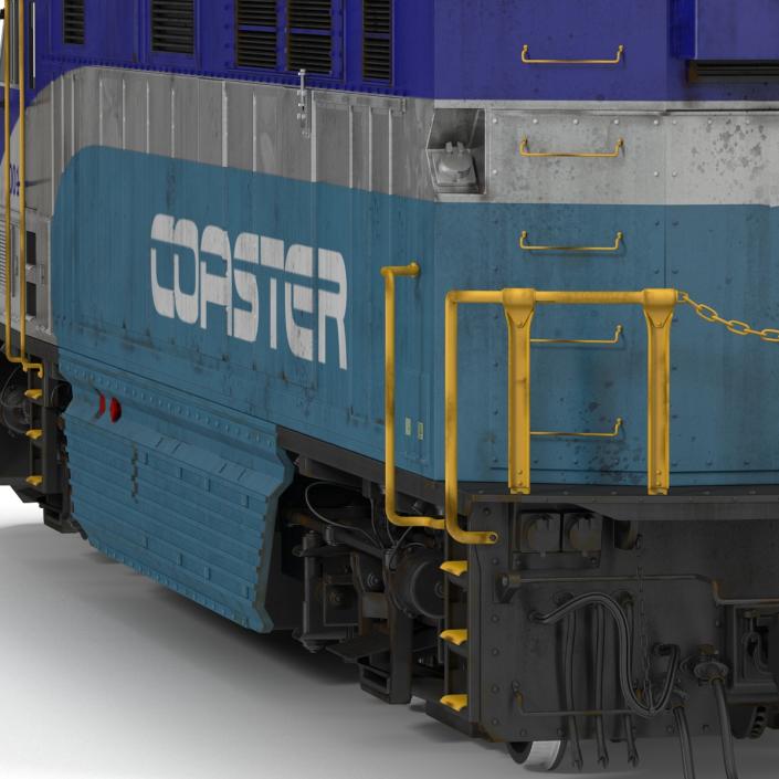 Diesel Electric Locomotive F59 PHI Coaster 3D