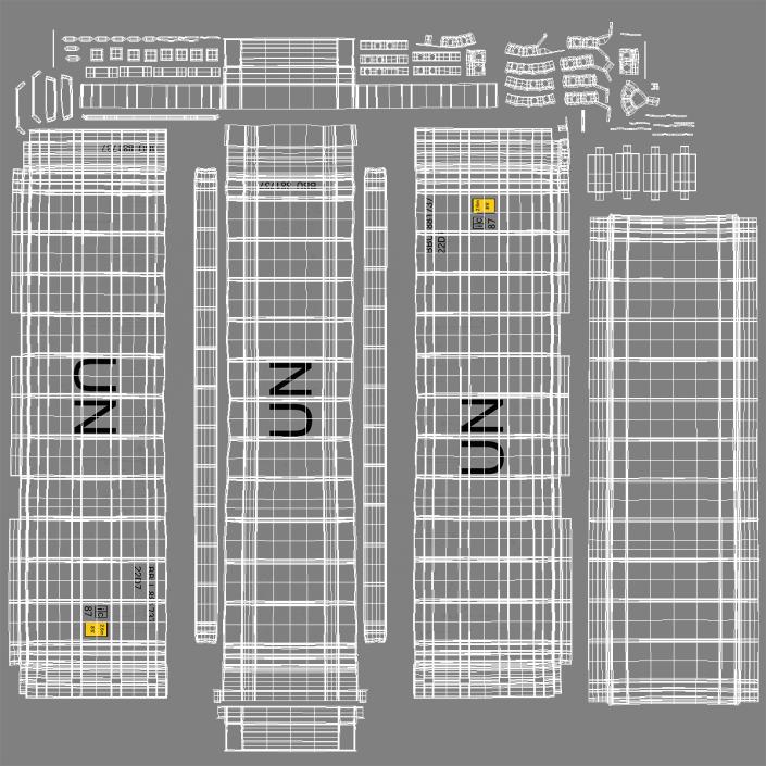 3D ISO Refrigerated Container