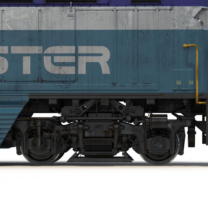 Diesel Electric Locomotive F59 PHI Coaster 3D