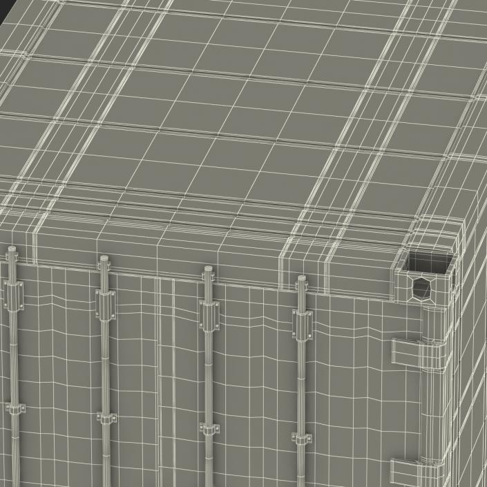 3D ISO Refrigerated Container