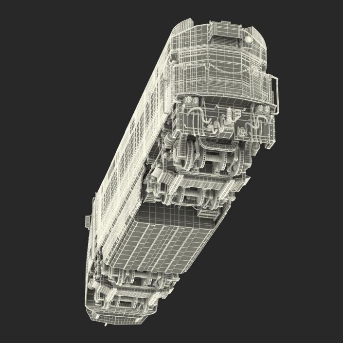 Diesel Electric Locomotive F59 PHI Coaster 3D