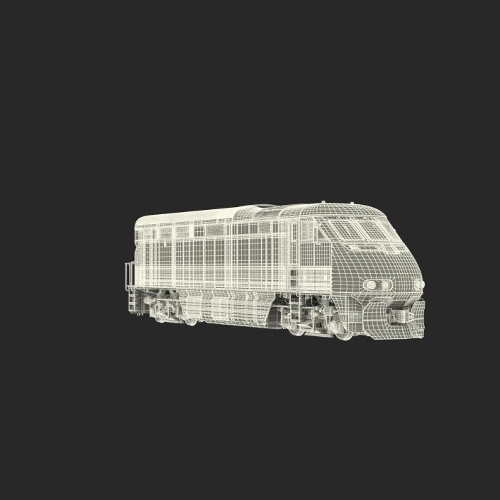 Diesel Electric Locomotive F59 PHI Coaster 3D