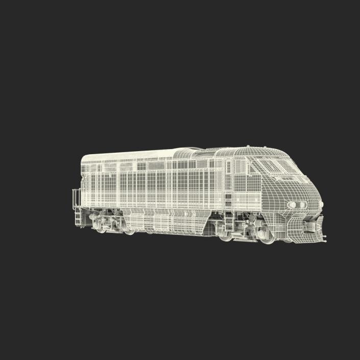 Diesel Electric Locomotive F59 PHI Coaster 3D