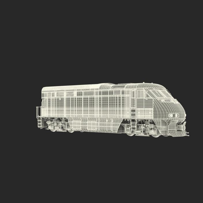 Diesel Electric Locomotive F59 PHI Coaster 3D