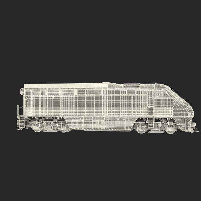 Diesel Electric Locomotive F59 PHI Coaster 3D