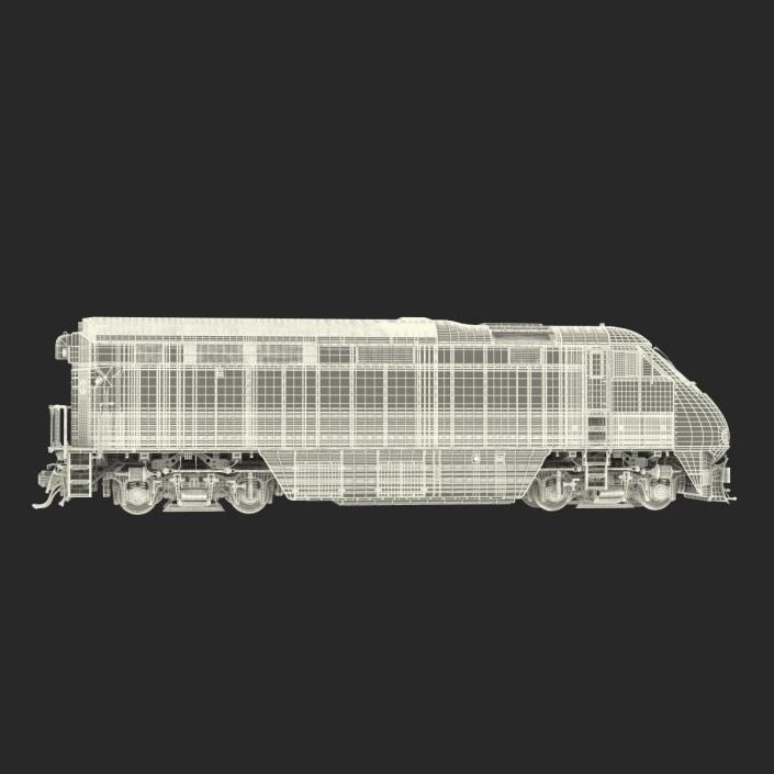 Diesel Electric Locomotive F59 PHI Coaster 3D